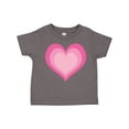 thumbnail image 1 of Inktastic Pink Valentine Heart Girls Toddler T-Shirt, 1 of 5