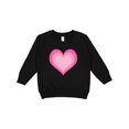 thumbnail image 1 of Inktastic Pink Valentine Heart Toddler Sweatshirt, 1 of 4