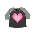 thumbnail image 1 of Inktastic Pink Valentine Heart Women's Plus Size T-Shirt, 1 of 5