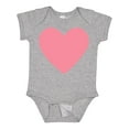 thumbnail image 1 of Inktastic Pink Valentine's Day Heart Boys or Girls Baby Bodysuit, 1 of 5