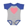 thumbnail image 1 of Inktastic Pink Valentine's Day Heart Boys or Girls Baby Bodysuit, 1 of 5