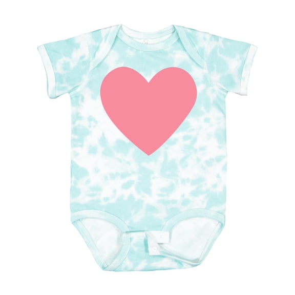 Inktastic Pink Valentine's Day Heart Boys or Girls Baby Bodysuit