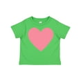 thumbnail image 1 of Inktastic Pink Valentine's Day Heart Boys or Girls Toddler T-Shirt, 1 of 5