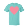 thumbnail image 1 of Inktastic Pink Valentine's Day Heart T-Shirt, 1 of 5