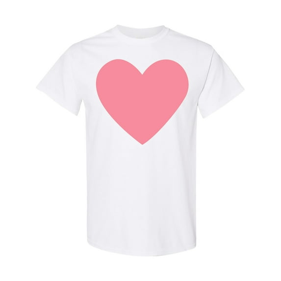 Inktastic Pink Valentine's Day Heart T-Shirt