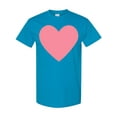 thumbnail image 1 of Inktastic Pink Valentine's Day Heart T-Shirt, 1 of 5
