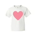 thumbnail image 1 of Inktastic Pink Valentine's Day Heart Youth T-Shirt, 1 of 5