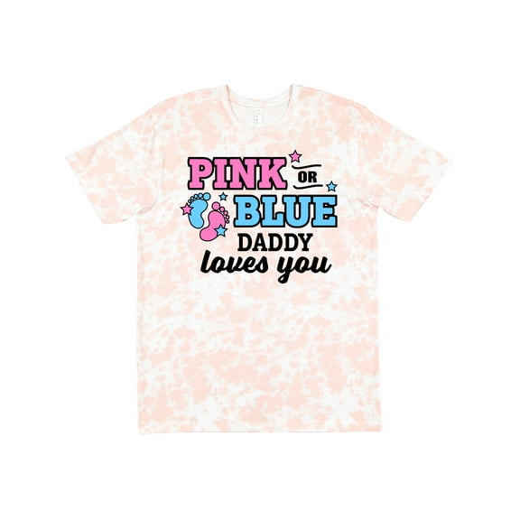 Inktastic Pink or Blue Daddy Loves You T-Shirt
