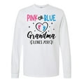 thumbnail image 1 of Inktastic Pink or Blue Grandma Loves You Long Sleeve T-Shirt, 1 of 5