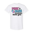 thumbnail image 1 of Inktastic Pink or Blue Grandma Loves You T-Shirt, 1 of 5