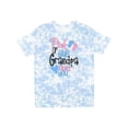 thumbnail image 1 of Inktastic Pink or Blue, Grandpa Loves You Footprints and Heart T-Shirt, 1 of 5