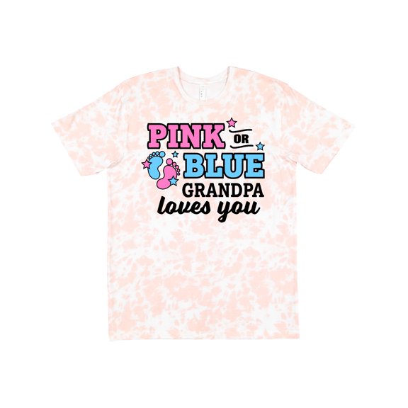 Inktastic Pink or Blue Grandpa Loves You T-Shirt