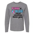 thumbnail image 1 of Inktastic Pink or Blue Great Grandma Loves You Long Sleeve T-Shirt, 1 of 5