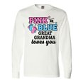 thumbnail image 1 of Inktastic Pink or Blue Great Grandma Loves You Long Sleeve T-Shirt, 1 of 5
