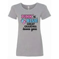 thumbnail image 1 of Inktastic Pink or Blue Great Grandma Loves You Women's T-Shirt, 1 of 5