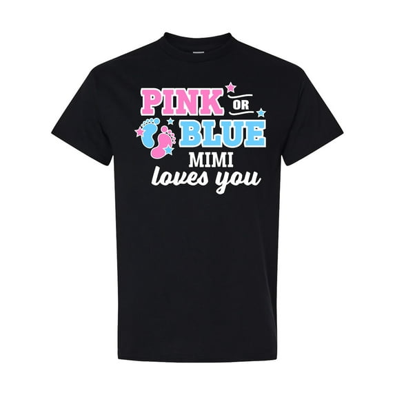 Inktastic Pink or Blue Mimi Loves You T-Shirt