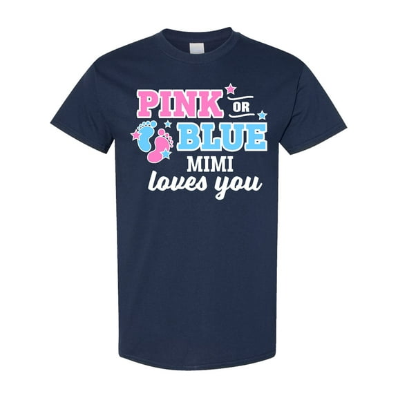 Inktastic Pink or Blue Mimi Loves You T-Shirt