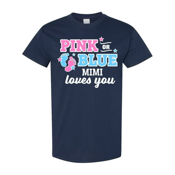 Inktastic Pink or Blue Mimi Loves You T-Shirt