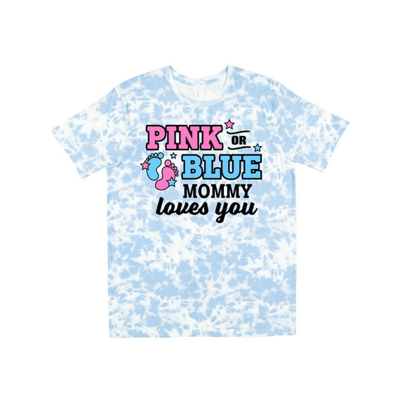 Inktastic Pink or Blue Mommy Loves You T-Shirt