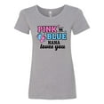 thumbnail image 1 of Inktastic Pink or Blue Nana Loves You Women's T-Shirt, 1 of 5