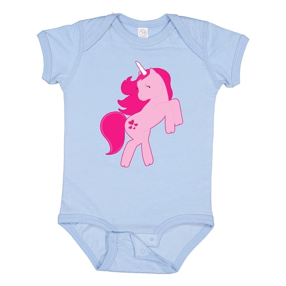 Inktastic Pink unicorn Girls Baby Bodysuit