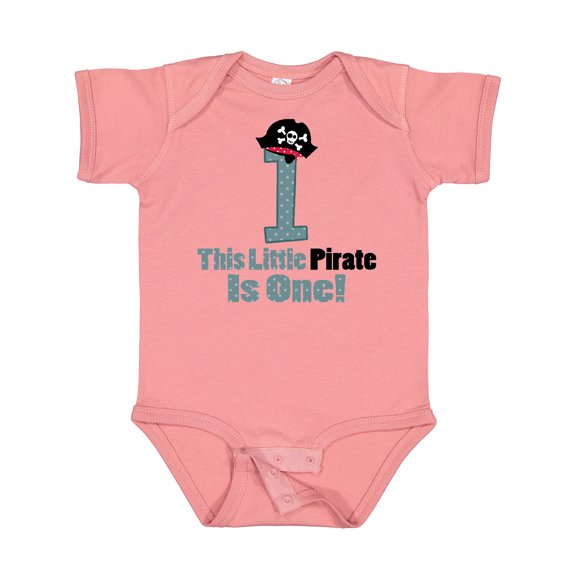 Inktastic Pirate 1st Birthday Boys Baby Bodysuit