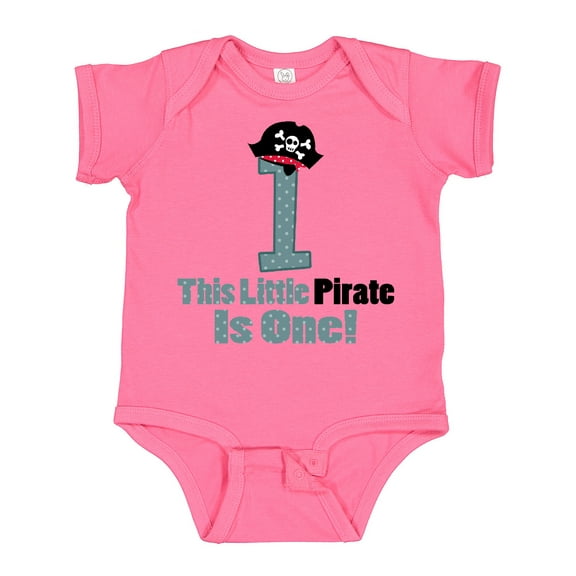 Inktastic Pirate 1st Birthday Boys Baby Bodysuit