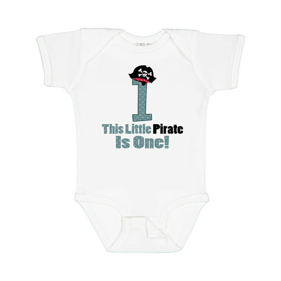Inktastic Pirate 1st Birthday Boys Baby Bodysuit