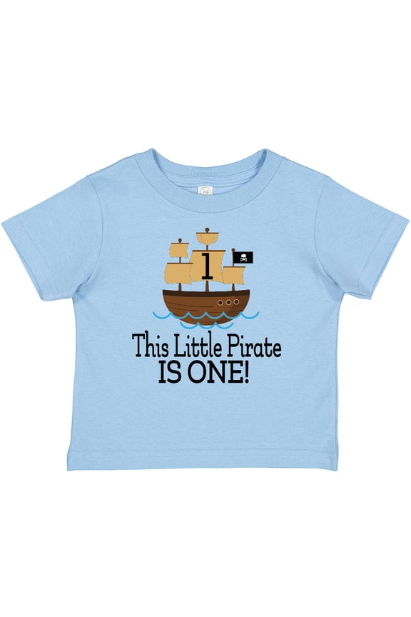 Pirate 1st Birthday Party Boys Baby T-Shirt
