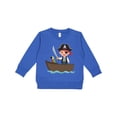 thumbnail image 1 of Inktastic Pirate Boy and Parrot Toddler Sweatshirt, 1 of 4