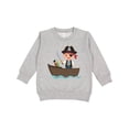 thumbnail image 1 of Inktastic Pirate Boy and Parrot Toddler Sweatshirt, 1 of 4