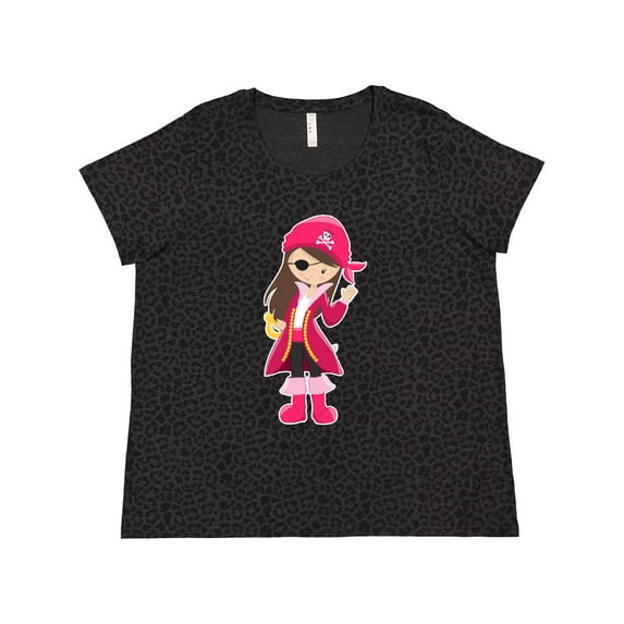 Inktastic Pirate Captain Women's Plus Size T-Shirt