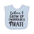thumbnail image 1 of Inktastic Pirate Future Childs Boys or Girls Baby Bib, 1 of 4
