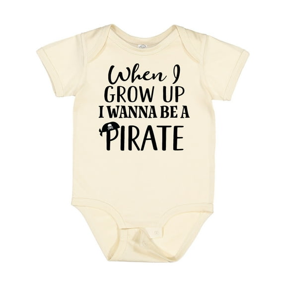 Inktastic Pirate Future Childs Boys or Girls Baby Bodysuit