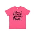 thumbnail image 1 of Inktastic Pirate Future Childs Youth T-Shirt, 1 of 5