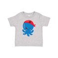 thumbnail image 1 of Inktastic Pirate Octopus, Cute Octopus, Little Octopus Boys or Girls Baby T-Shirt, 1 of 5