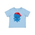 thumbnail image 1 of Inktastic Pirate Octopus, Cute Octopus, Little Octopus Boys or Girls Baby T-Shirt, 1 of 5