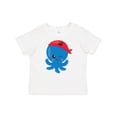 thumbnail image 1 of Inktastic Pirate Octopus, Cute Octopus, Little Octopus Boys or Girls Baby T-Shirt, 1 of 5