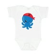 thumbnail image 1 of Inktastic Pirate Octopus, Cute Octopus, Little Octopus Boys or Girls Baby Bodysuit, 1 of 5