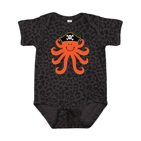 Inktastic Pirate Octopus Kids Funny Boys or Girls Baby Bodysuit