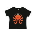 thumbnail image 1 of Inktastic Pirate Octopus Kids Funny Boys or Girls Toddler T-Shirt, 1 of 5