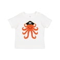 thumbnail image 1 of Inktastic Pirate Octopus Kids Funny Boys or Girls Toddler T-Shirt, 1 of 5