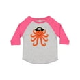 thumbnail image 1 of Inktastic Pirate Octopus Kids Funny Boys or Girls Toddler T-Shirt, 1 of 5