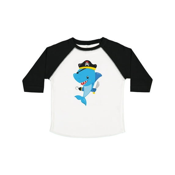 Inktastic Pirate Shark, Cute Shark, Little Shark, Blue Shark Boys or Girls Toddler T-Shirt