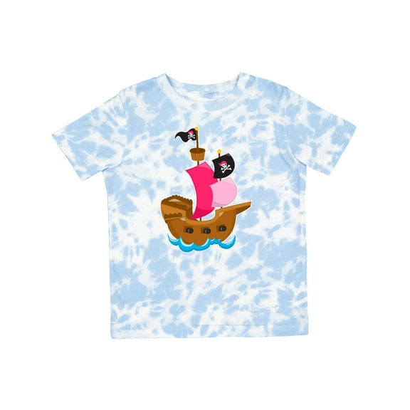 Inktastic Pirate Ship Girls Toddler T-Shirt