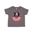 thumbnail image 1 of Inktastic Pirate Ship with Skull and Crossbones Boys or Girls Toddler T-Shirt, 1 of 5