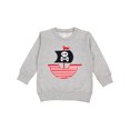 thumbnail image 1 of Inktastic Pirate Ship with Skull and Crossbones Toddler Sweatshirt, 1 of 4