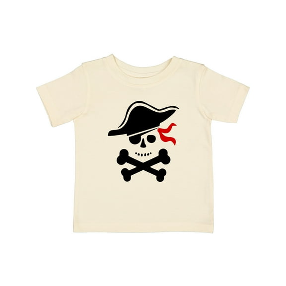 Inktastic Pirate Skull and Cross Bones Boys or Girls Baby T-Shirt