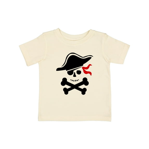 Inktastic Pirate Skull and Cross Bones Boys or Girls Baby T-Shirt