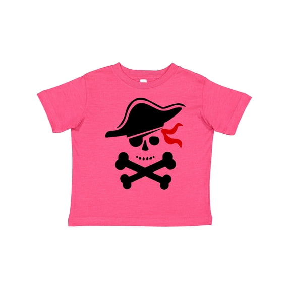 Inktastic Pirate Skull and Cross Bones Boys or Girls Toddler T-Shirt